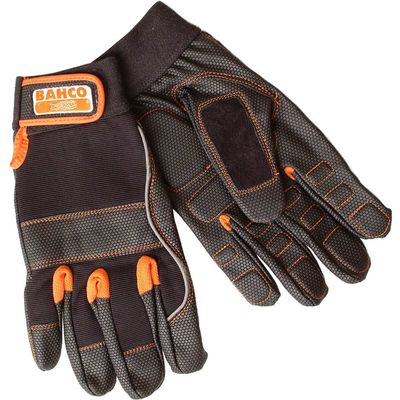 Bahco GL010-8 Power Tool Padded Palm Gloves - M (Size 8)