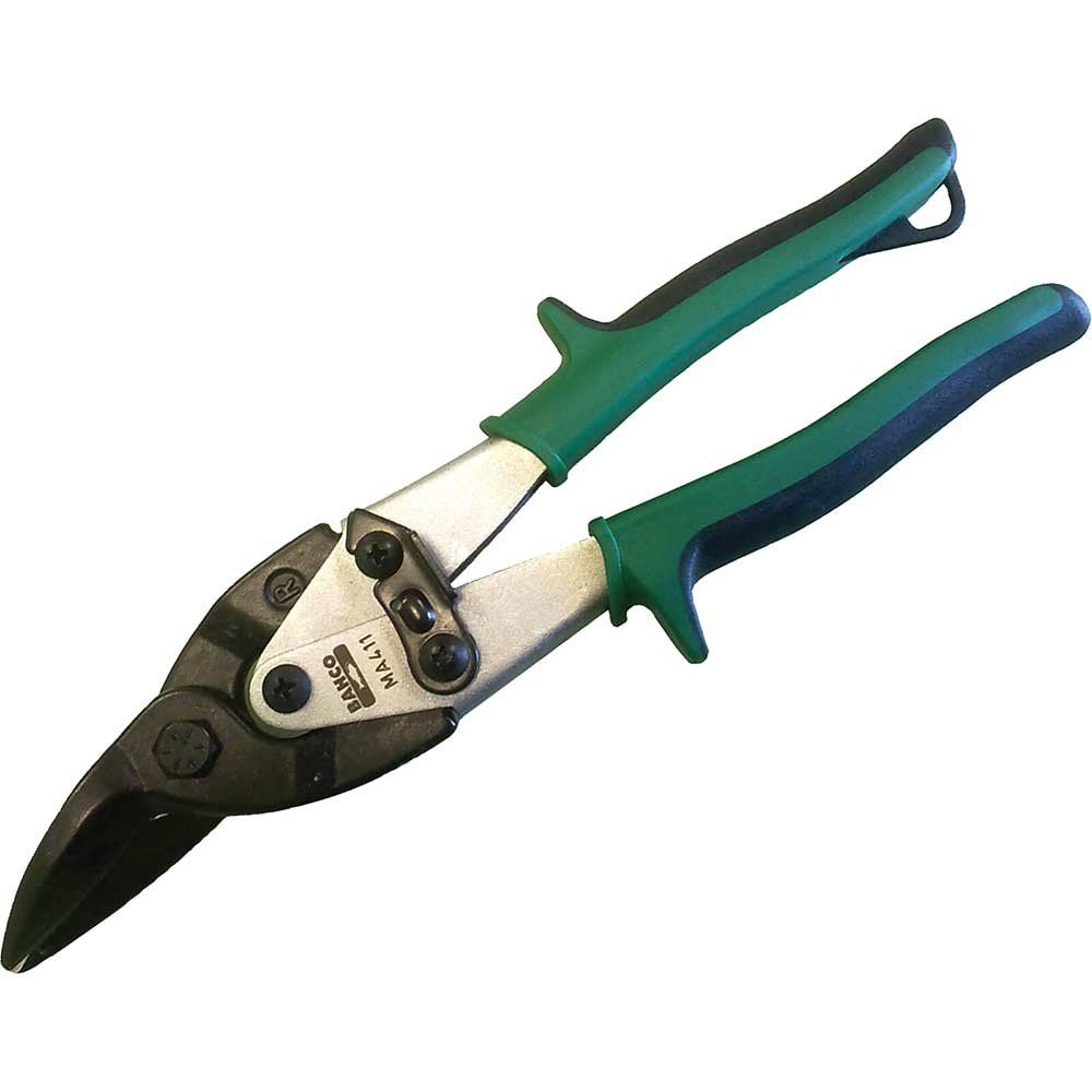 Bahco MA411 Ma411 Green Aviation Compound Snips Right Cut 250Mm (10In) - Image 1