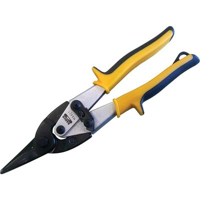 Bahco MA421 Ma421 Yellow/Blue Aviation Compound Snips Straight Cut 250Mm (10In)