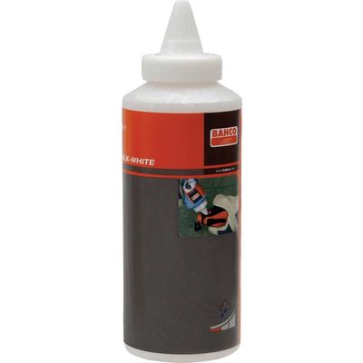 Bahco CHALK-WHITE Marking Chalk Pour Bottle White 227G
