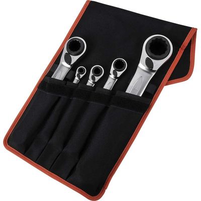 Bahco S4RM/5T S4Rm Series Reversible Ratchet Spanners Set 5 Piece