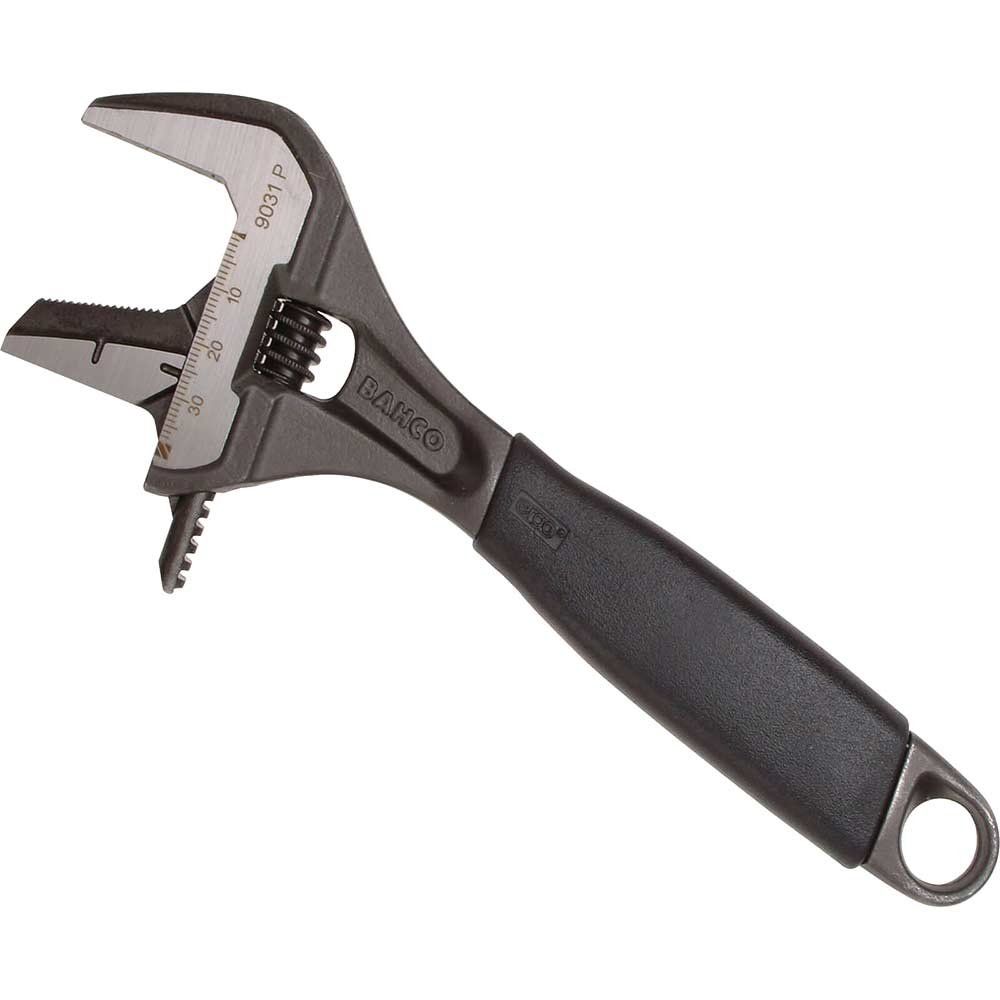 Bahco 9031P 9031P Black Ergo™ Adjustable Wrench 200Mm (8In) - Image 1