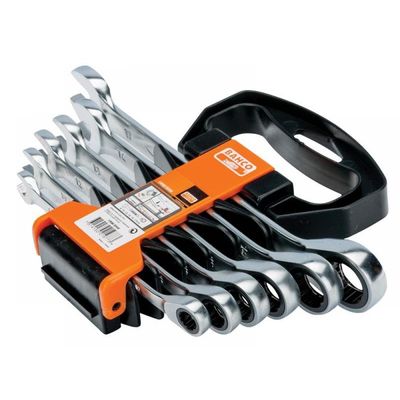 Bahco 6 Piece Ratchet Combination Spanner Set