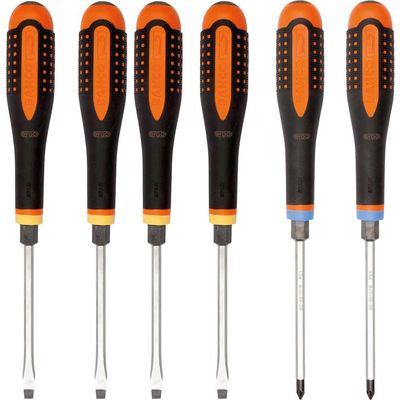Bahco BE-9882TB Be-9882Tb Ergo™ Through Blade Screwdriver Set 6 Piece