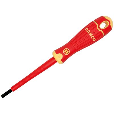 Bahco B196.025.075 fit Insulated Slotted Screwdriver 2.5 X 75Mm - Thumbnail 2