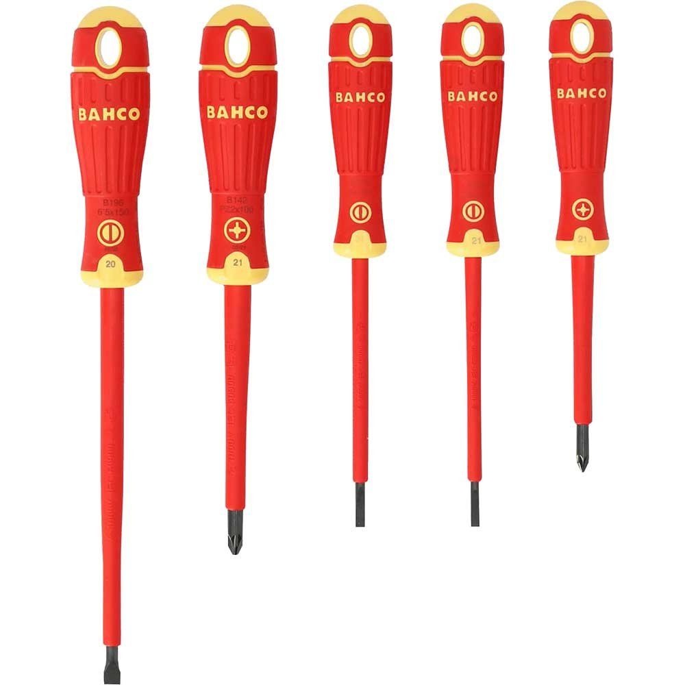 Bahco B220.015 B220.015 Bahcofit Insulated Screwdriver Set 5 Piece - Image 1