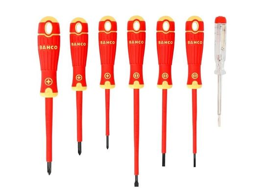 Bahco B220.027 B220.027 Bahcofit Insulated Screwdriver Set 7 Piece