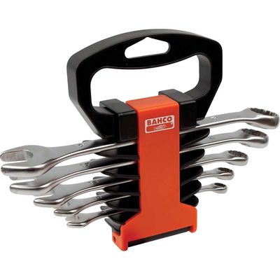 Bahco 111M/SH5 Chrome Polished Combination Spanner Set 5 Piece