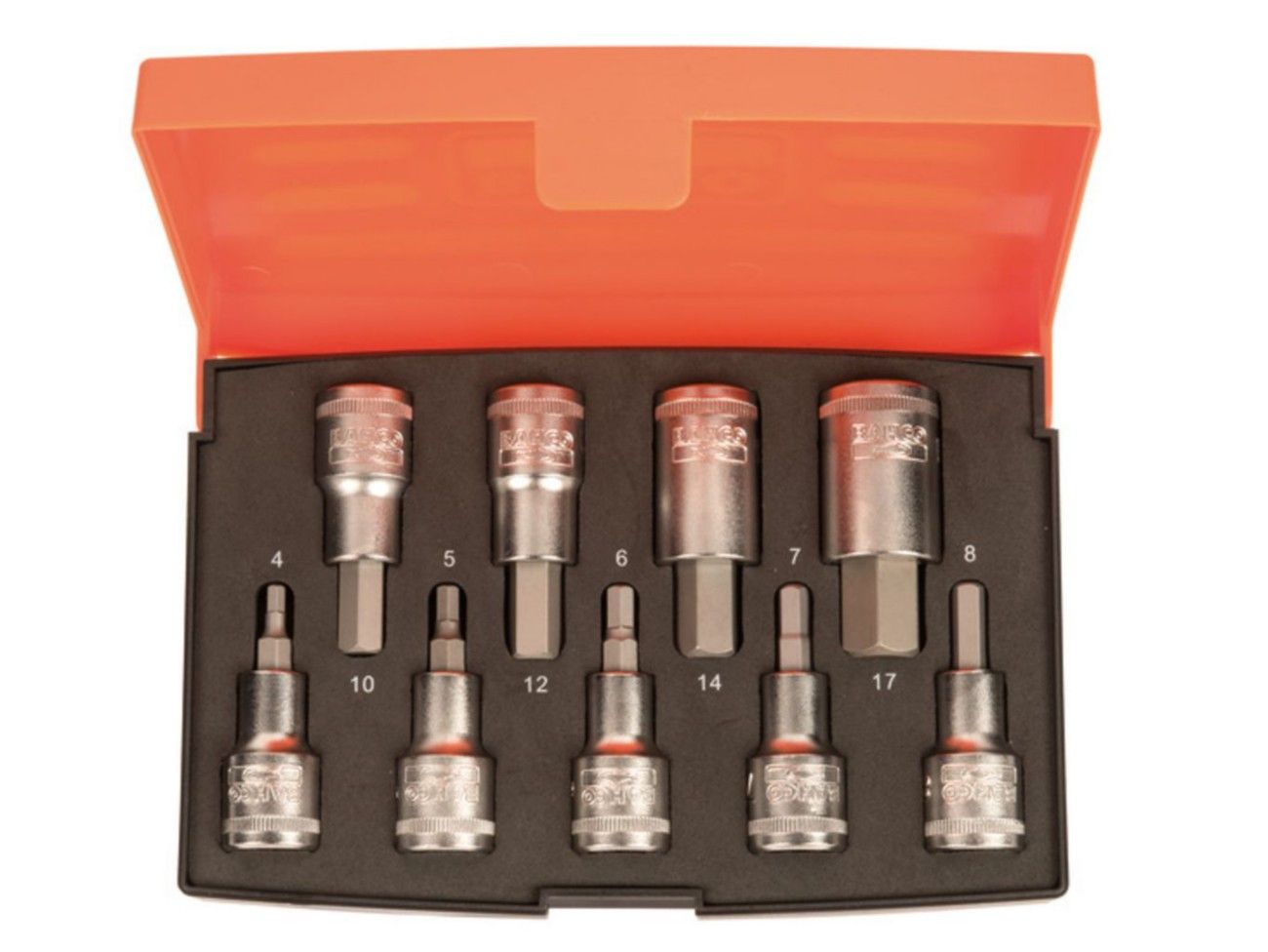 Bahco S9HEX S9Hex 1/2In Drive Socket Set 9 Piece - Image 1