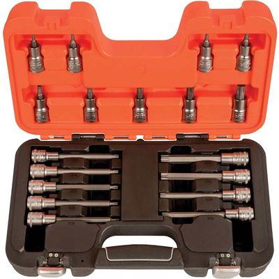 Bahco S18TORX S18Torx 1/2In Drive Socket Set 18 Piece