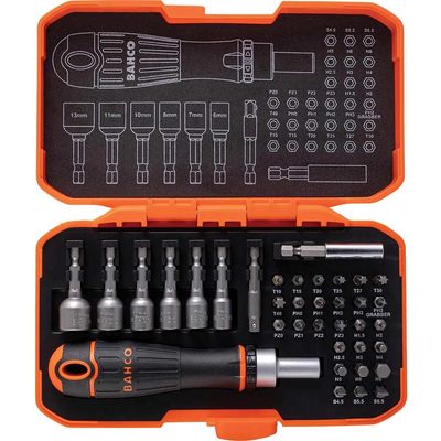 Bahco 59/S36BCR 59/S36Bcr Ratcheting Coloured Bit Set 36 Piece