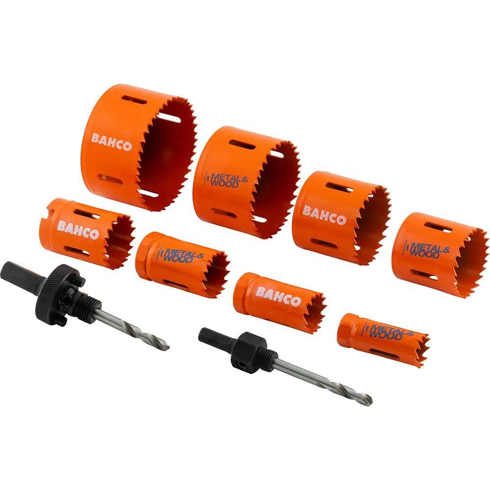 Bahco 3834-PROMO-82 Electricianfts Bi-Metal Holesaw Set 10 Piece - Image 1