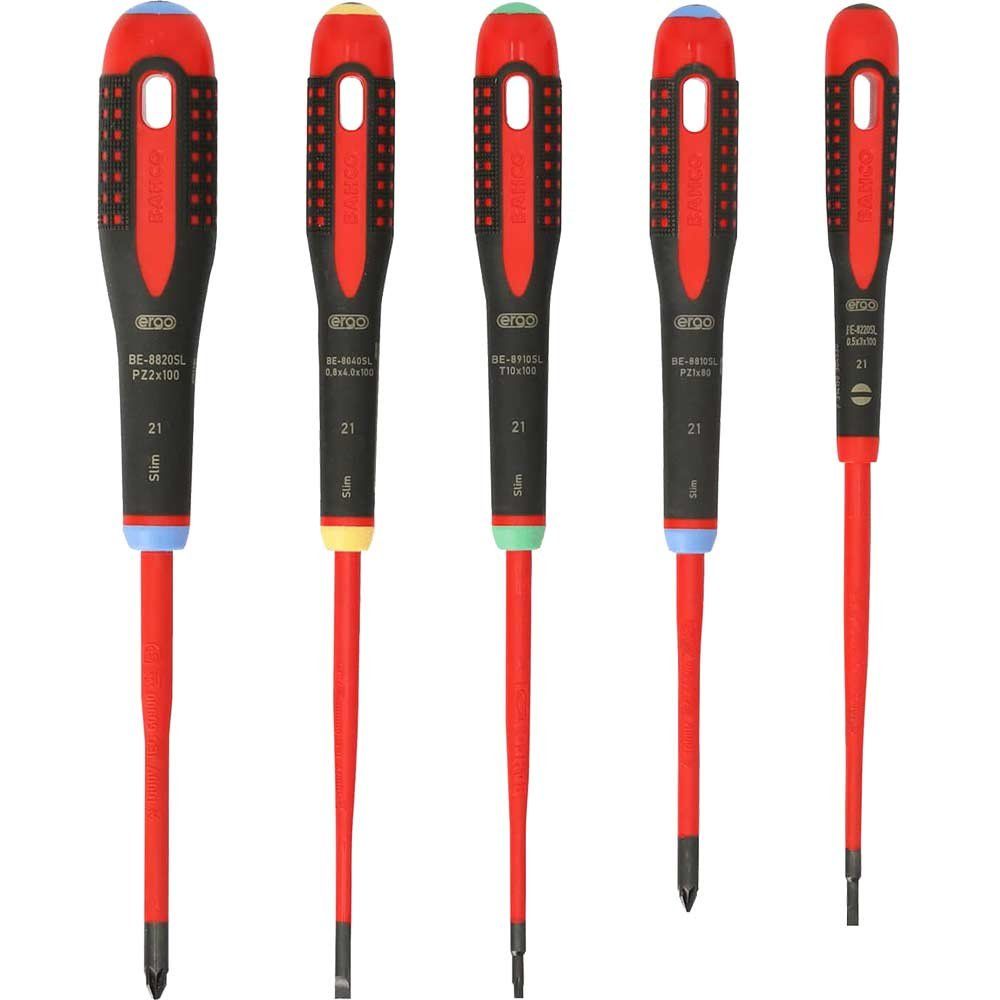 Bahco BE-9872SL Be-9872Sl Ergo™ Vde Insulated Screwdriver Set 5 Piece - Image 1