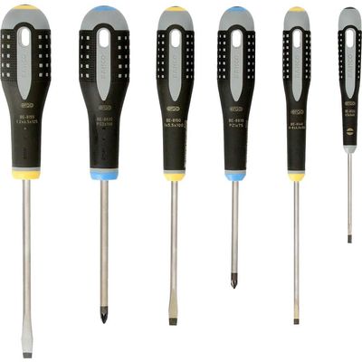 Bahco BE-9882 Be-9882 Ergo™ Screwdriver Set 6 Piece