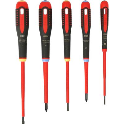 Bahco BE-9882S Be-9882S Ergo™ Vde Insulated Screwdriver Set 5 Piece