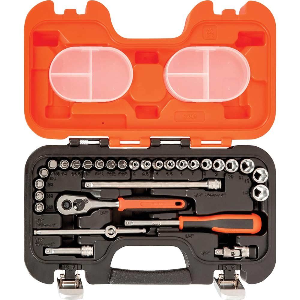 Bahco S290 S290 1/4In Drive Socket Set 29 Piece - Image 1