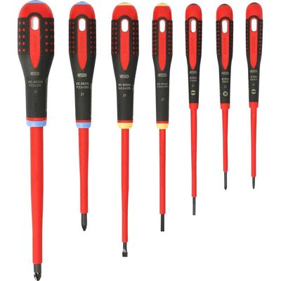 Bahco BE-9888S Be-9888S Ergo™ Vde Insulated Screwdriver Set 7 Piece