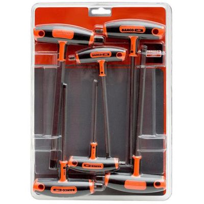 Bahco 903T-1 903T-1 T-Handle Hex Screwdriver Set 6 Piece - Thumbnail 2
