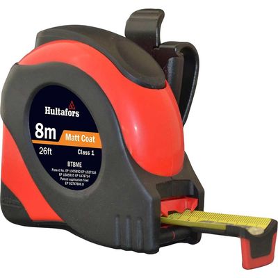 Hultafors 356213 Bt8Me Big T Pocket Tape 8M/26Ft (Width 25Mm)