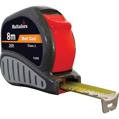 Hultafors TL Tri Lok Pocket Tape Measure Imperial & Metric 26ft / 8m 25mm