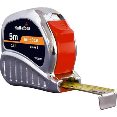 Hultafors Chrome Tri Matic Pocket Tape Measure Imperial & Metric 16ft / 5m 19mm - Thumbnail 2