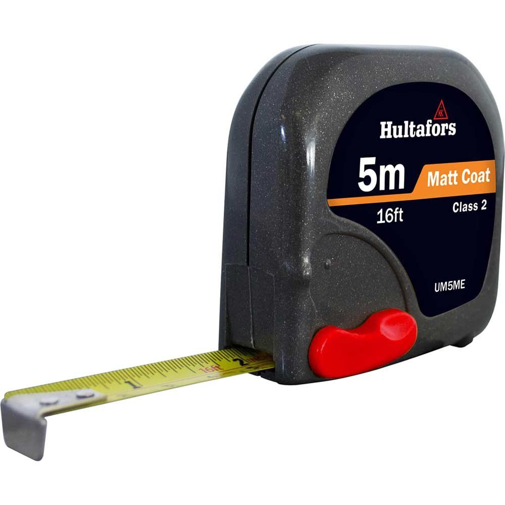 Hultafors Uni-Matic II Pocket Tape Measure Imperial & Metric 16ft / 5m 16mm - Image 1