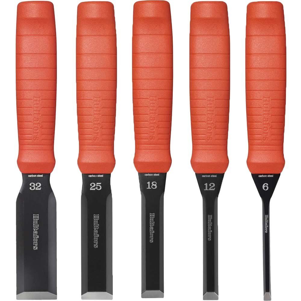 Hultafors 5 Piece Scandinavian Bevel Edge Butt Wood Chisel Set - Image 1