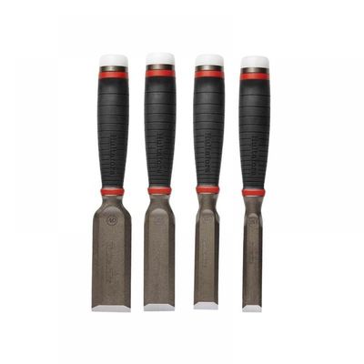Hultafors 4 Piece Heavy Duty Bevel Edge Wood Chisel Set