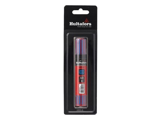 Hultafors 650270 Dry Marker Refill Blue (10) Blister Pack