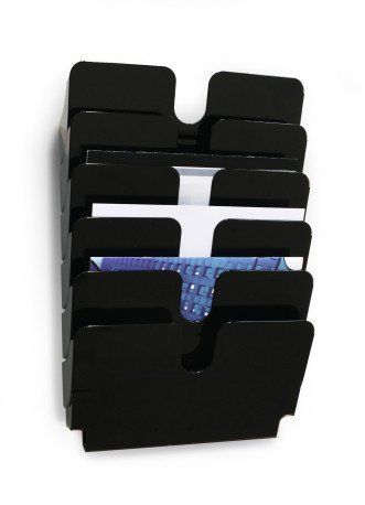 Durable 1700014061 literature rack 1 shelves Black - Thumbnail 2