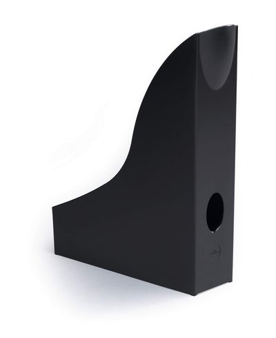 Durable BASIC magazine rack Black