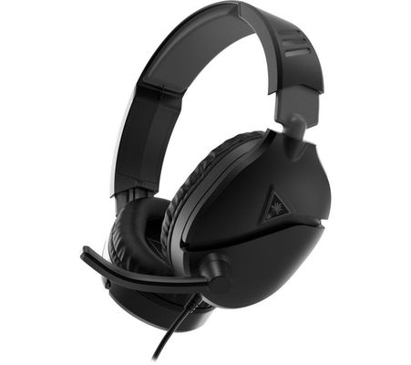Turtle Beach Recon 70 Black Wired Multiplatform Gaming Headset for PS5, PS4, Xbox Series X or S, Xbox One and Mobile with 3.5mm Wired Connection, Flip-to-Mute Mic, 40mm Speakers, Lightweight Design