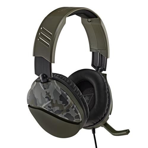 Turtle Beach Recon 70 Camo Green Wired Multiplatform Gaming Headset for PS5, PS4, Xbox Series X or S, Xbox One and Mobile with 3.5mm Wired Connection, Flip-to-Mute Mic, 40mm Speakers - Image 1