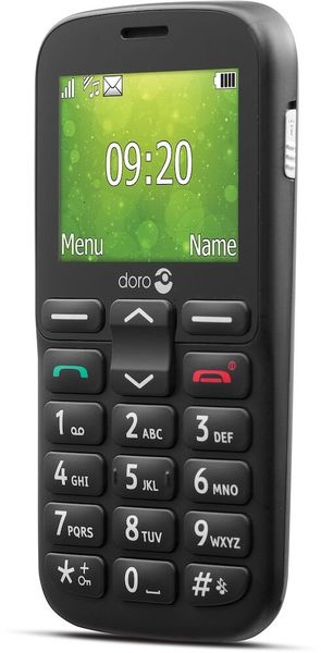 Doro 1380 6.1 cm (2.4") 97 g Black Senior phone