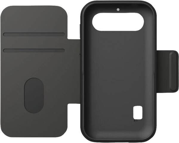 Doro 8879 mobile phone case 10.2 cm (4") Wallet case Dark Grey - Image 1