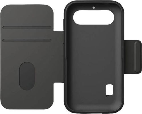 Doro 8879 mobile phone case 10.2 cm (4") Wallet case Dark Grey