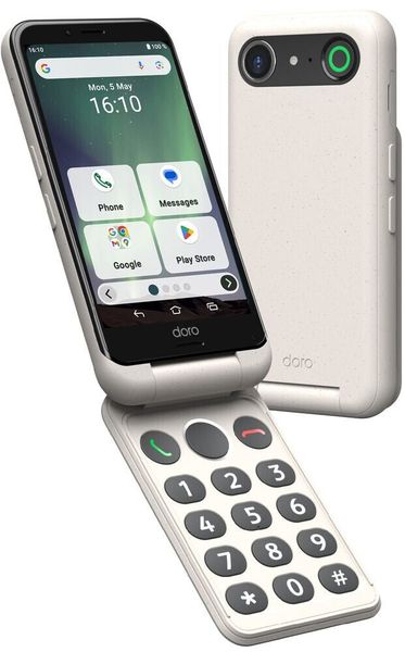 Doro Aurora A20 11.4 cm (4.5") Dual SIM Android 14 4G USB Type-C 4 GB 64 GB 3000 mAh Black, White - Thumbnail 2