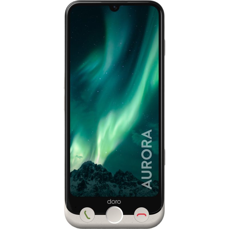 Doro Aurora A30 15.5 cm (6.1") Dual SIM Android 14 4G USB Type-C 6 GB 128 GB 5000 mAh Black, White - Image 1
