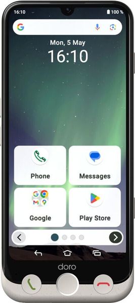 Doro Aurora A30 15.5 cm (6.1") Dual SIM Android 14 4G USB Type-C 6 GB 128 GB 5000 mAh Black, White - Thumbnail 2