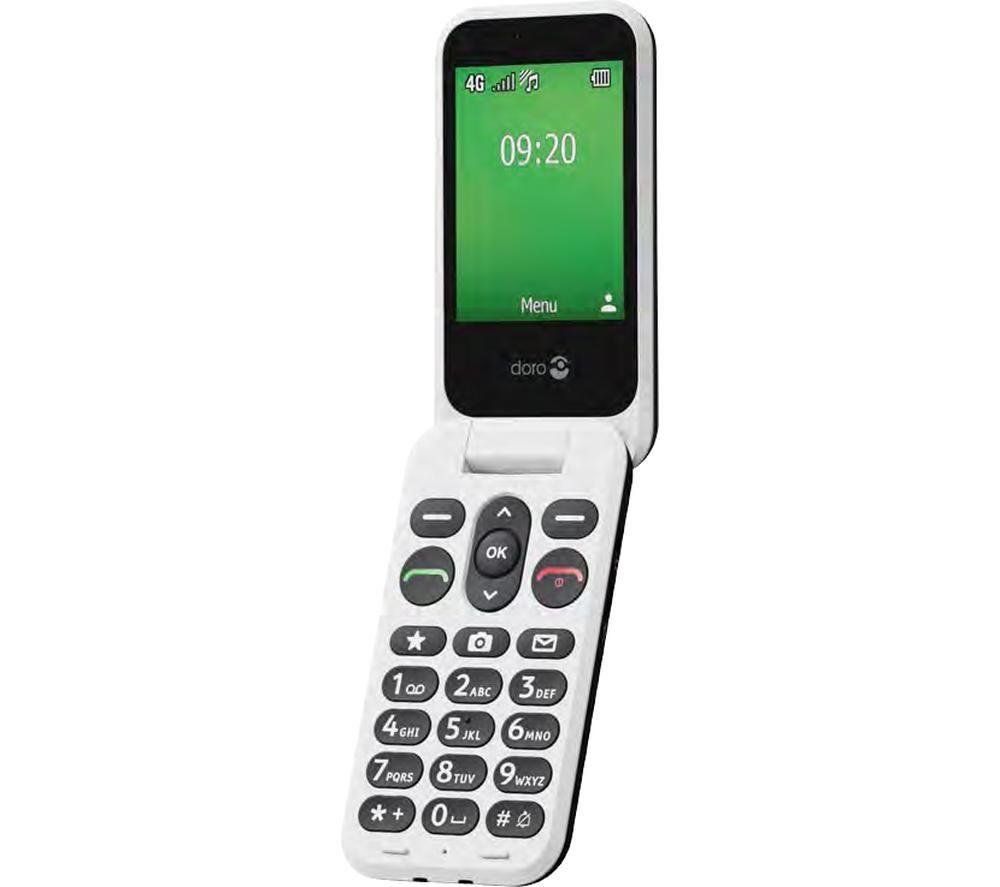 DORO Leva E30 - 128 MB, Black & White, Black,White - Image 1