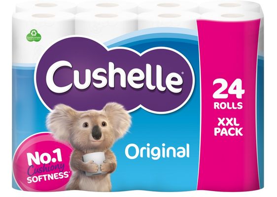 Cushelle Original Toilet Tissue, 2-Ply, 24 Rolls - Thumbnail 2