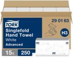 Tork 290163 hand towel White 24.8 x 23 cm - Image 1