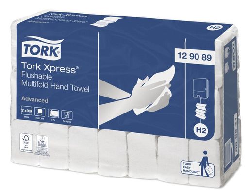Tork 129089 paper towels 200 sheets White