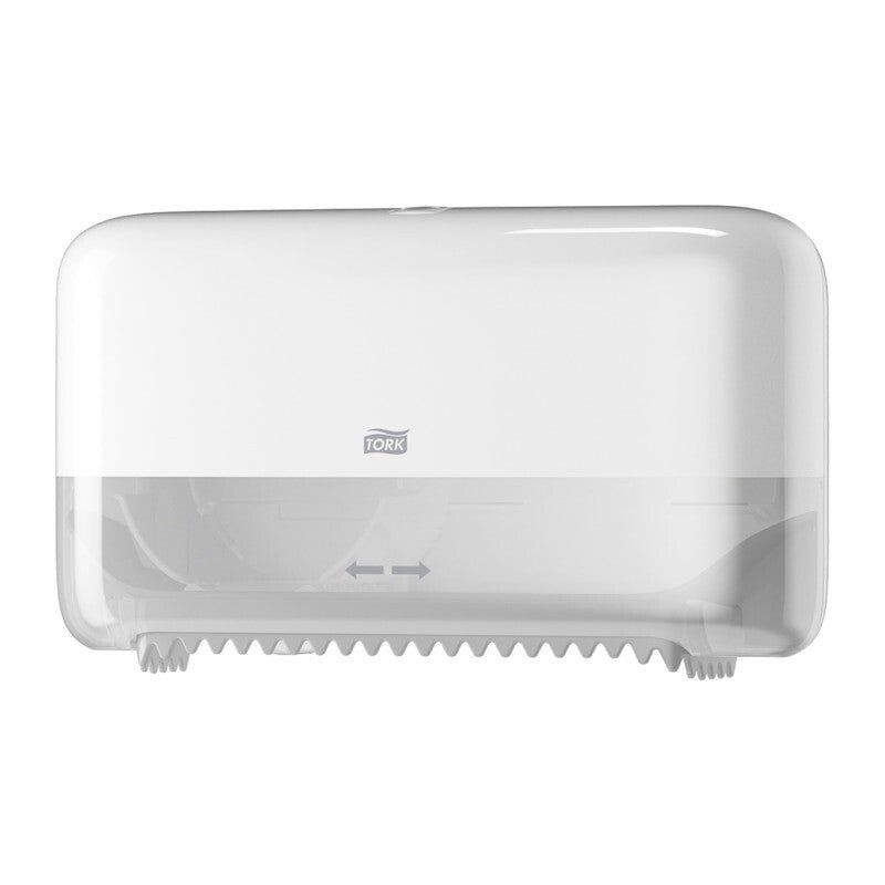 Tork 558040 toilet tissue dispenser White Plastic Roll toilet tissue dispenser - Image 1