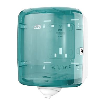 Tork 473180 paper towel dispenser Roll paper towel dispenser Turquoise, White