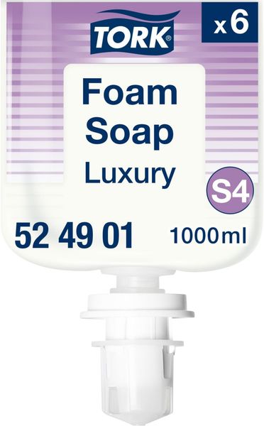 Tork Lux Hand Wash Foam Soap Refill 1000ml Pack of 6 524901