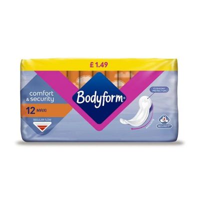 Pack of 12 Regular Maxi Pads - White - Thumbnail 2