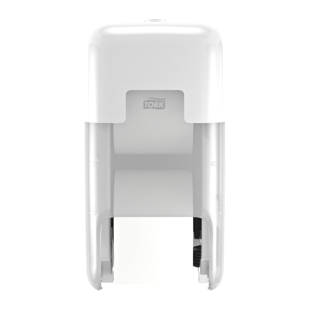 Tork OptiServe Coreless 2-Roll Toilet Roll Dispenser White 558041 - Image 1