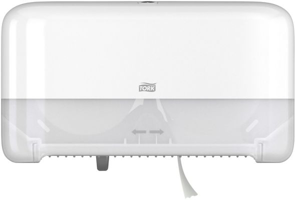 Tork OptiServe Coreless 2-Roll Toilet Roll Dispenser Black 558068