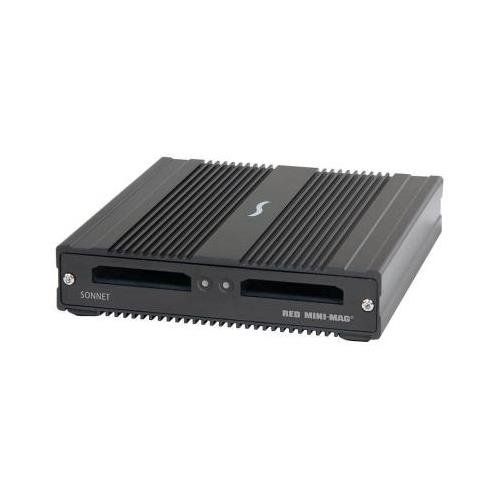 Sonnet SF3 Series – RED MINI-MAG Pro card reader Thunderbolt 3 Black - Image 1